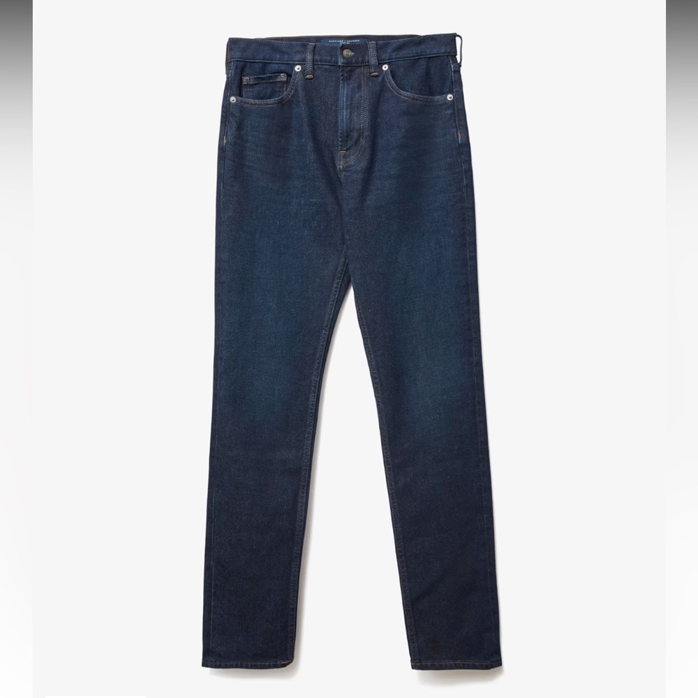 Everlane Blue Slim Organic 4 Way Stretch Jean